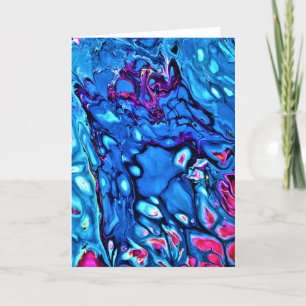 Abstrakt Färg Study 171, kort