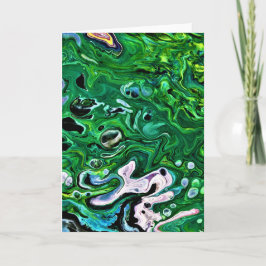 Abstrakt Färg Study 175, kort