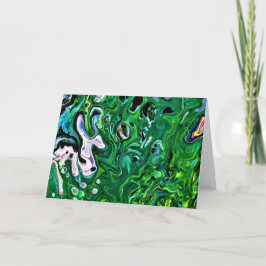 Abstrakt Färg Study 175, kort