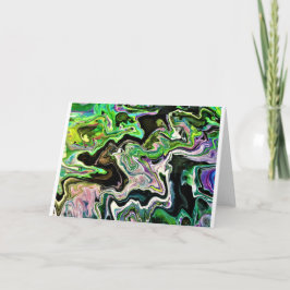 Abstrakt Färg Study 178, kort