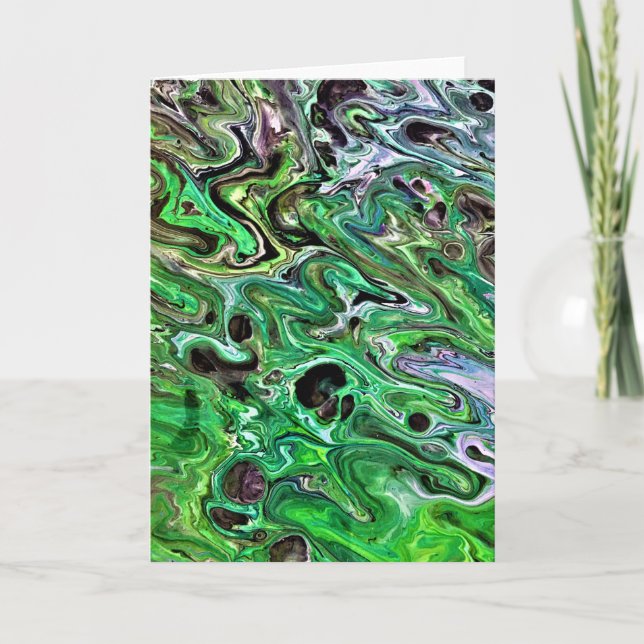 Abstrakt Färg Study 185, kort (Framsida)