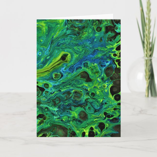 Abstrakt Färg Study 186, kort (Framsida)