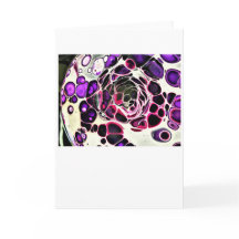 Abstrakt Färg Study 187, kort