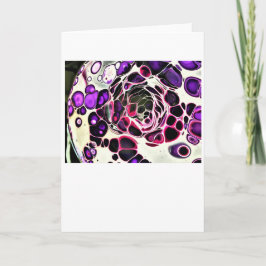 Abstrakt Färg Study 187, kort