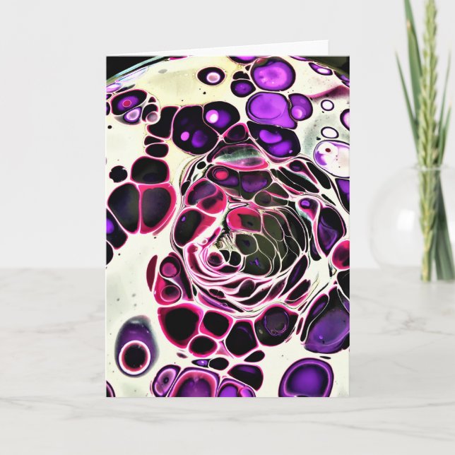 Abstrakt Färg Study 187, kort (Framsida)