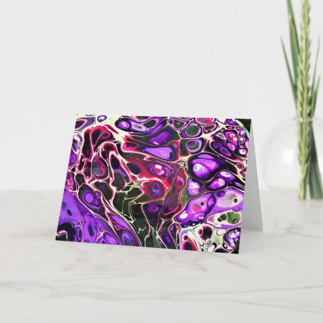 Abstrakt Färg Study 188, kort (Framsida)