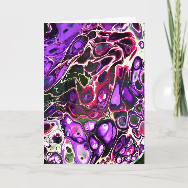 Abstrakt Färg Study 188, kort (Framsida)