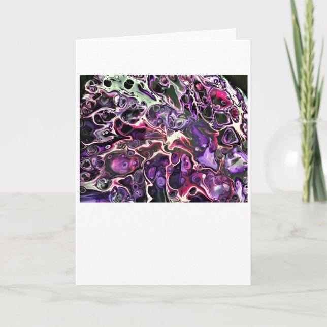 Abstrakt Färg Study 189, kort (Framsida)