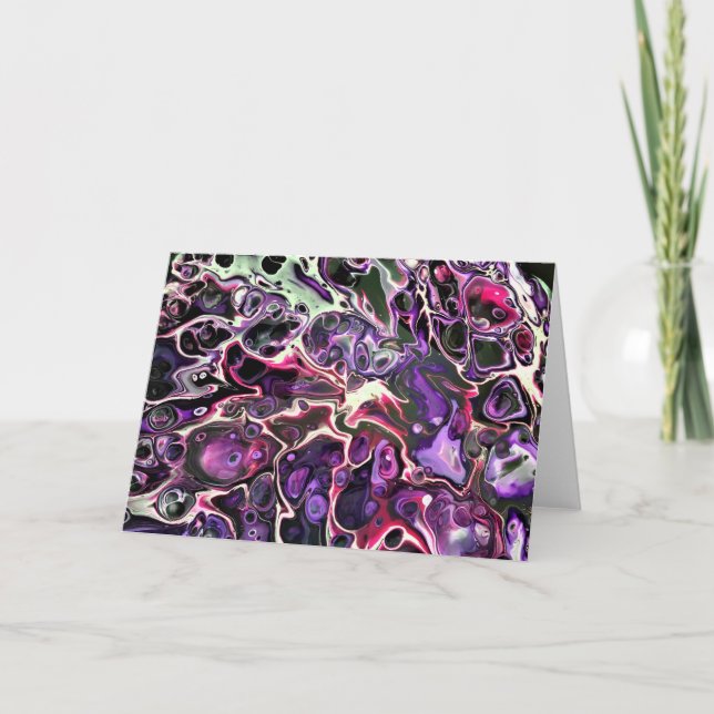 Abstrakt Färg Study 189, kort (Framsida)