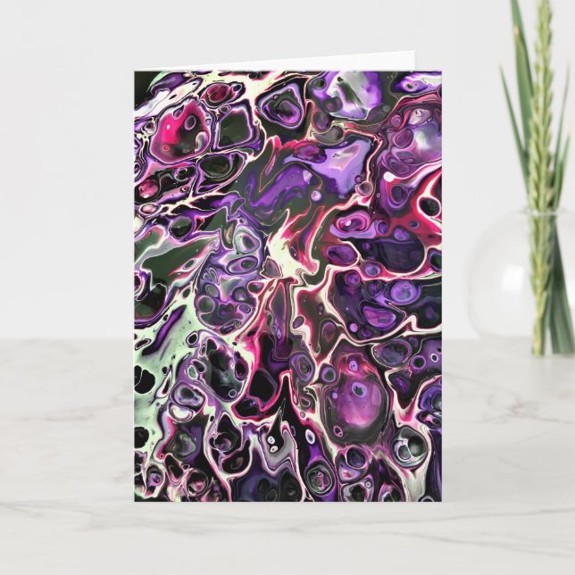 Abstrakt Färg Study 189, kort (Framsida)