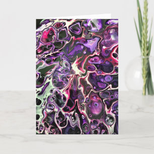Abstrakt Färg Study 189, kort