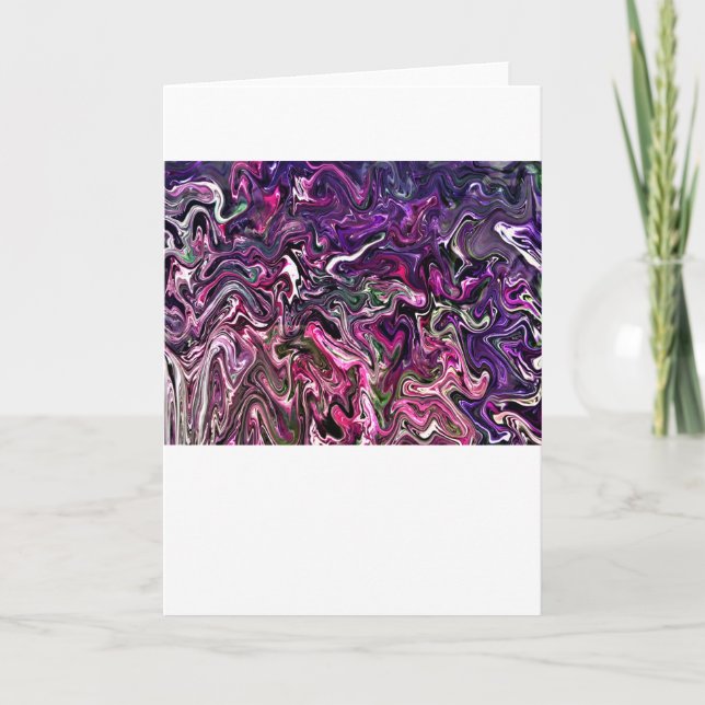 Abstrakt Färg Study 191, kort (Framsida)