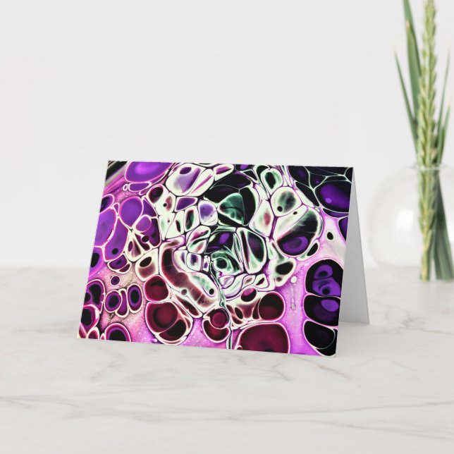 Abstrakt Färg Study 192, kort (Framsida)