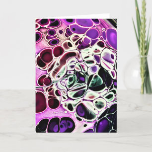 Abstrakt Färg Study 192, kort