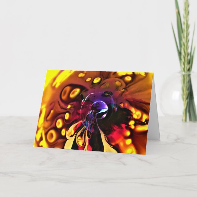 Abstrakt Färg Study 193, kort (Framsida)