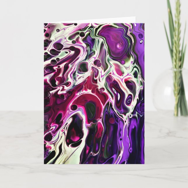 Abstrakt Färg Study 194, kort (Framsida)