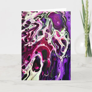 Abstrakt Färg Study 194, kort