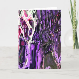 Abstrakt Färg Study 195, kort