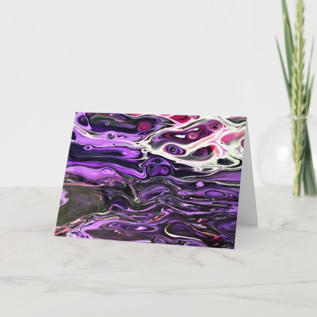 Abstrakt Färg Study 195, kort (Framsida)