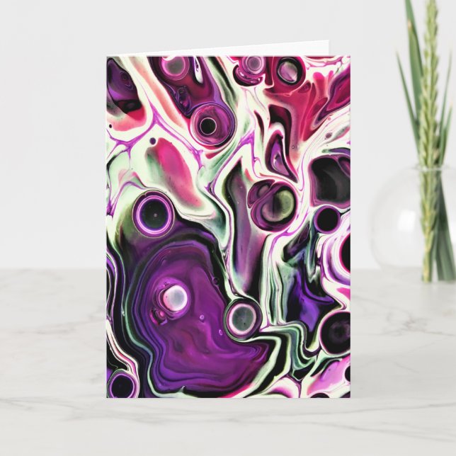 Abstrakt Färg Study 196, kort (Framsida)
