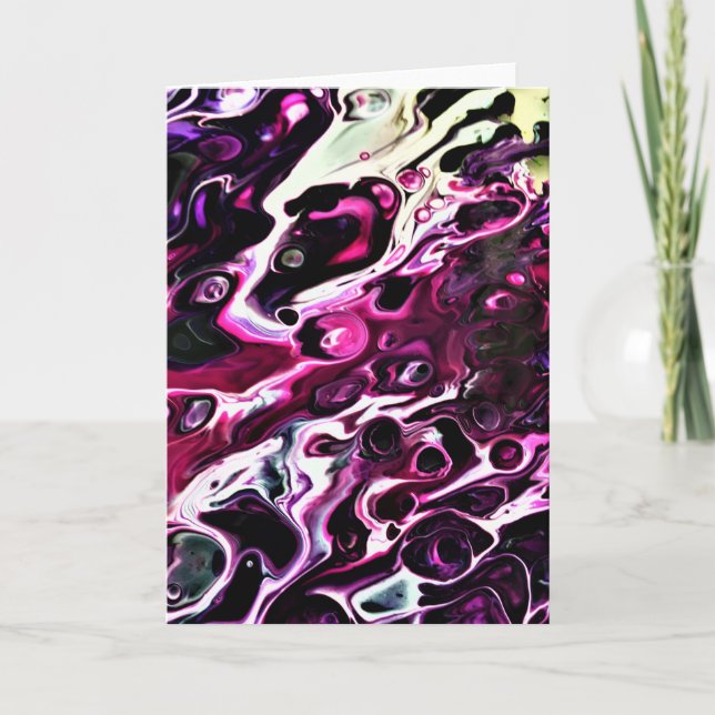 Abstrakt Färg Study 198, kort (Framsida)