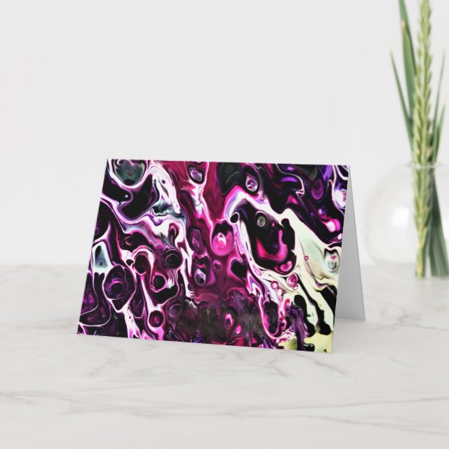 Abstrakt Färg Study 198, kort (Framsida)