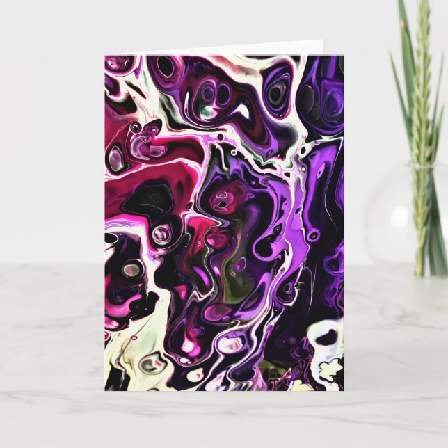 Abstrakt Färg Study 199, kort (Framsida)