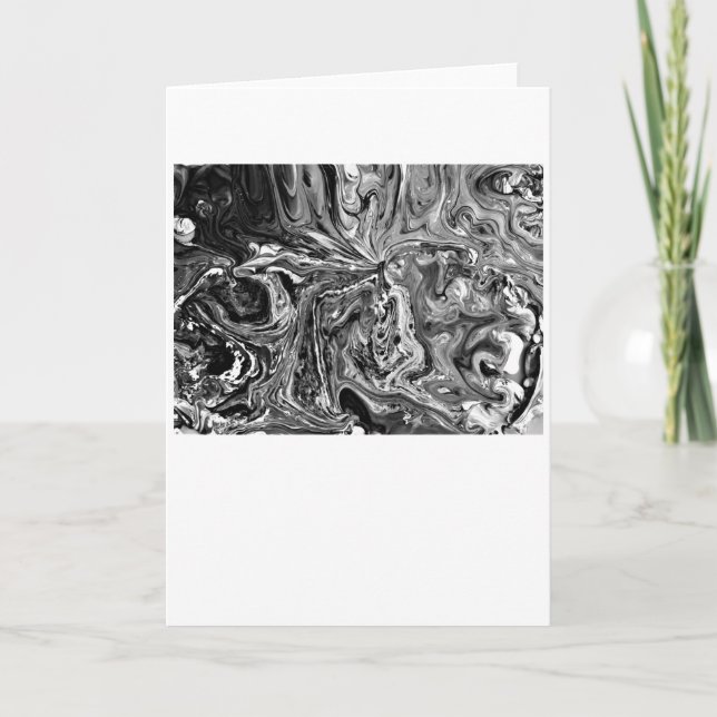 Abstrakt Färg Study 1 / Noir, kort (Framsida)