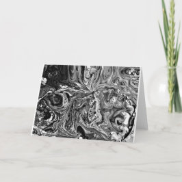 Abstrakt Färg Study 1 / Noir, kort