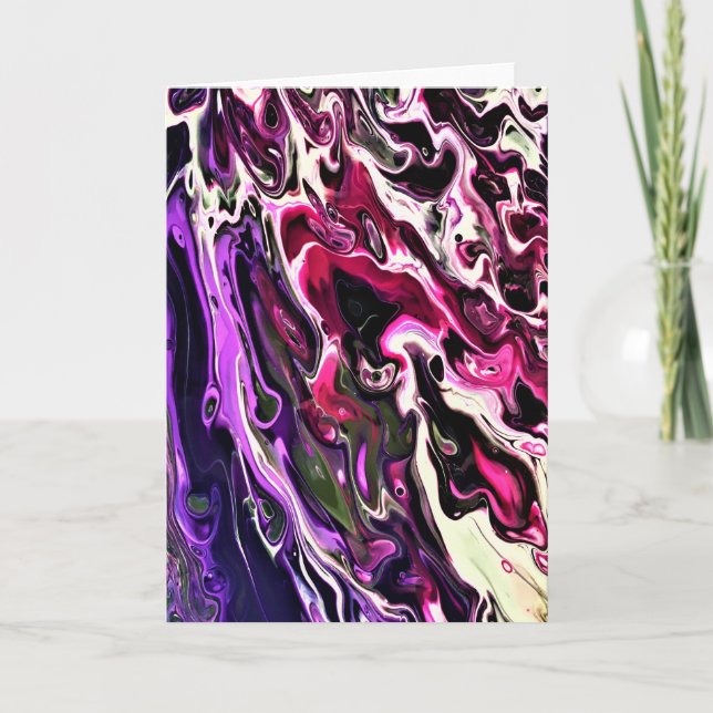 Abstrakt Färg Study 200, kort (Framsida)