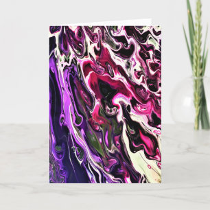 Abstrakt Färg Study 200, kort