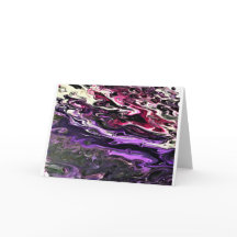 Abstrakt Färg Study 201, kort