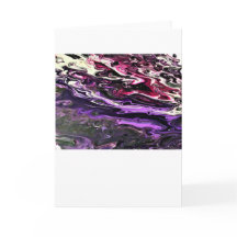 Abstrakt Färg Study 201, kort