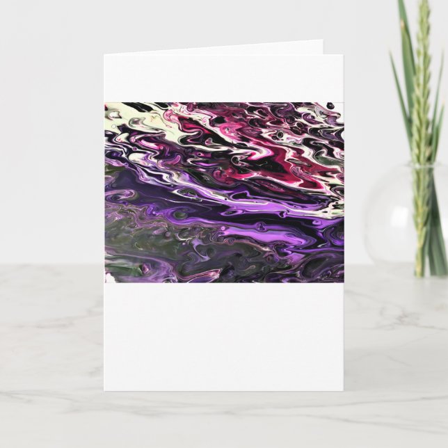 Abstrakt Färg Study 201, kort (Framsida)