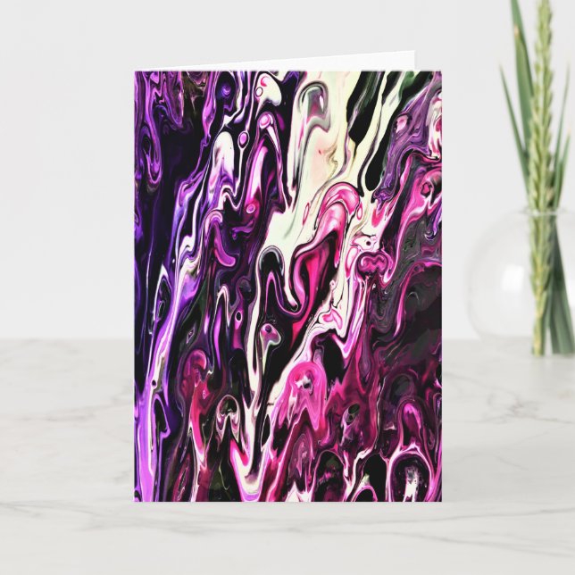 Abstrakt Färg Study 202, kort (Framsida)