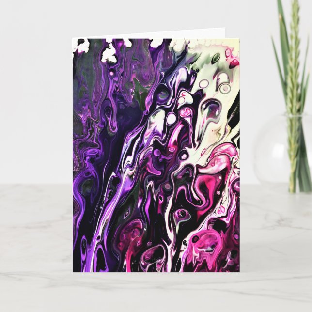 Abstrakt Färg Study 204, kort (Framsida)