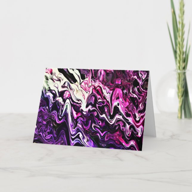 Abstrakt Färg Study 205, kort (Framsida)