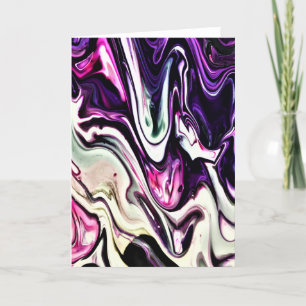 Abstrakt Färg Study 206, kort