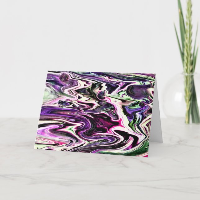 Abstrakt Färg Study 207, kort (Framsida)