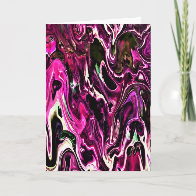 Abstrakt Färg Study 208, kort (Framsida)