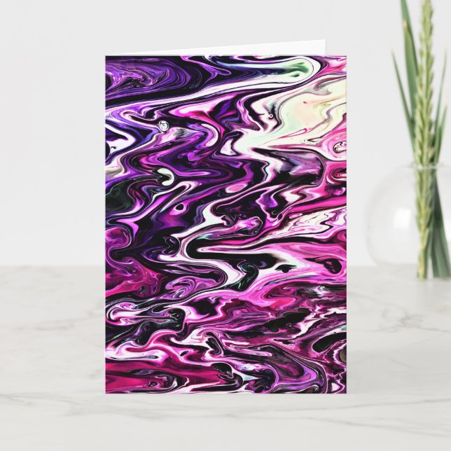 Abstrakt Färg Study 209, kort (Framsida)