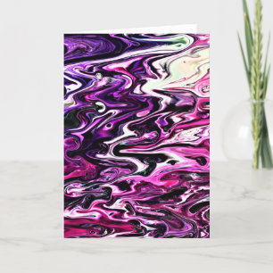 Abstrakt Färg Study 209, kort