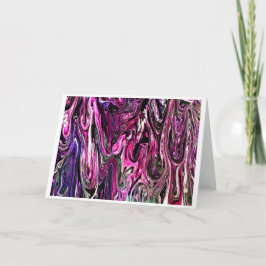 Abstrakt Färg Study 214, kort