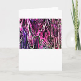 Abstrakt Färg Study 214, kort