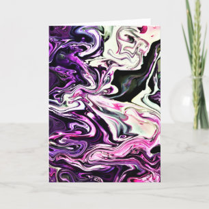 Abstrakt Färg Study 215, kort