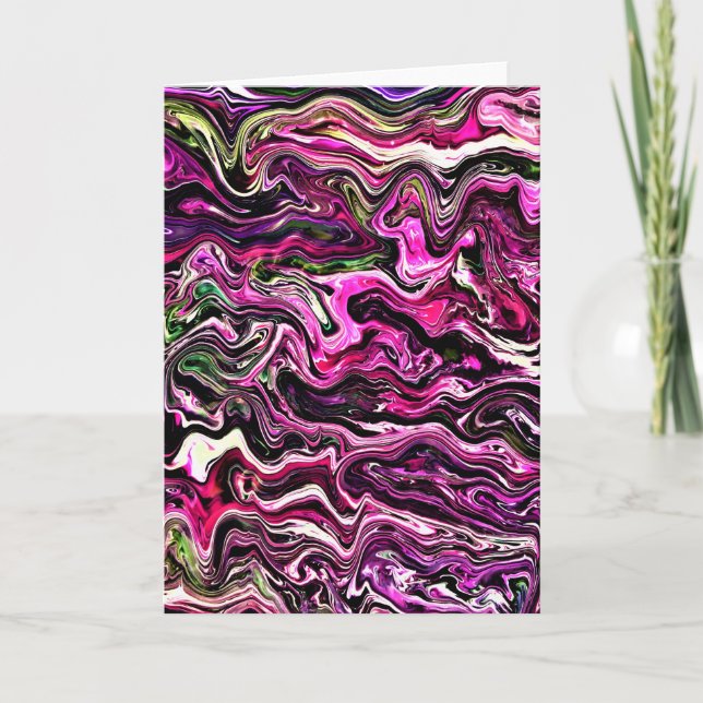 Abstrakt Färg Study 216, kort (Framsida)