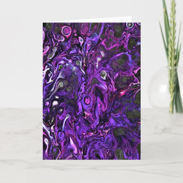 Abstrakt Färg Study 217, kort (Framsida)