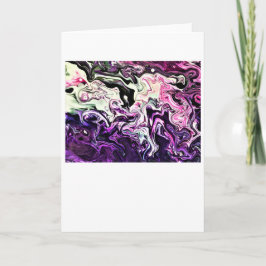 Abstrakt Färg Study 218, kort