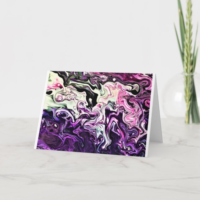 Abstrakt Färg Study 218, kort (Framsida)