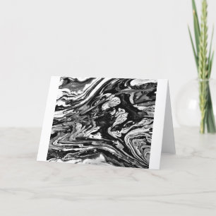 Abstrakt Färg Study 21 / Noir, kort